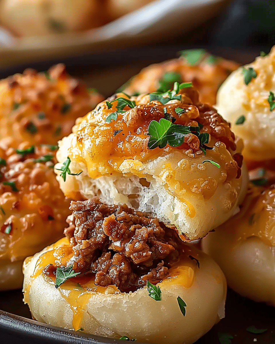 Garlic Parmesan Cheeseburger