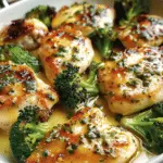 broccoli chicken fillets in a creamy cheese