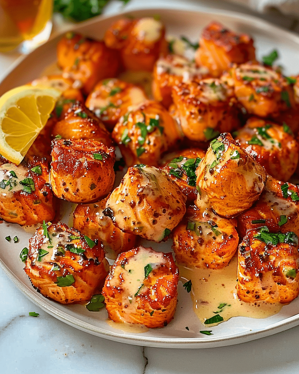 Bang Bang Salmon Bites