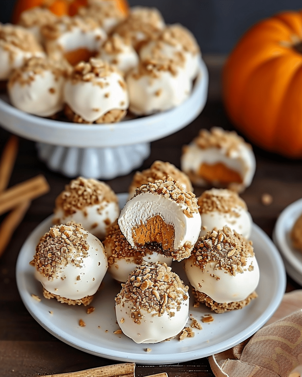 No-Bake Pumpkin Cheesecake Balls