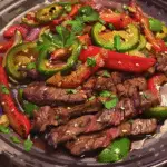 Steak fajitas