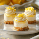 Mini lemon cheesecakes