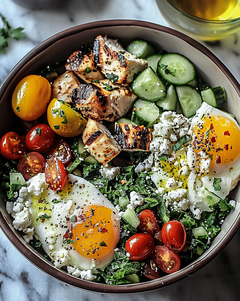 Healthy Greek Chicken Bowls