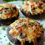 Low-Carb Portobello Pizza Caps