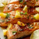 Baked Pineapple Salmon