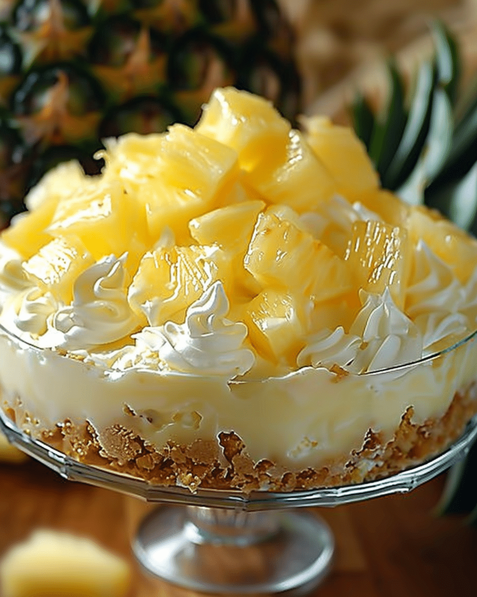 No-Bake Pineapple Cream