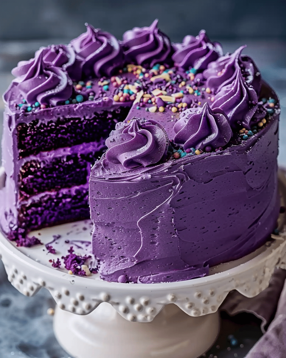 Purple Velvet Cake