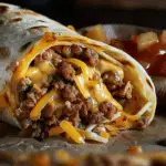 Nacho Cheese Beef Wrap