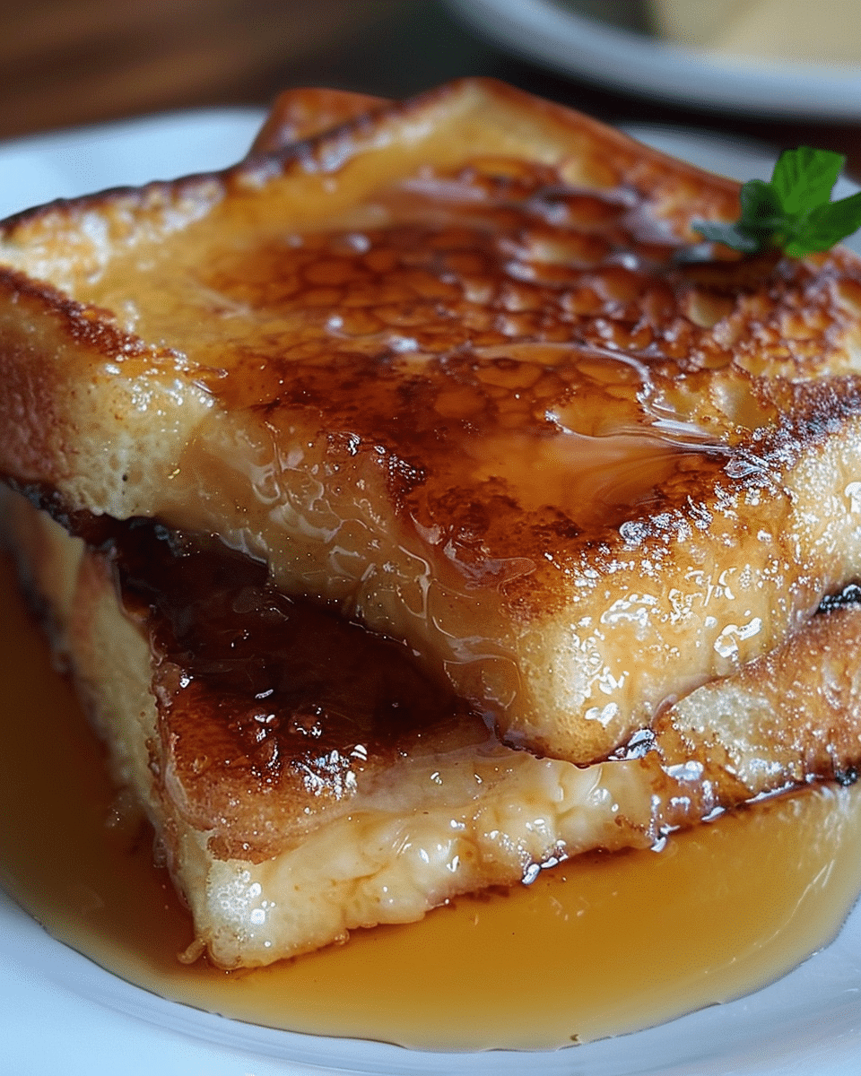 Overnight Crème Brûlée French Toast