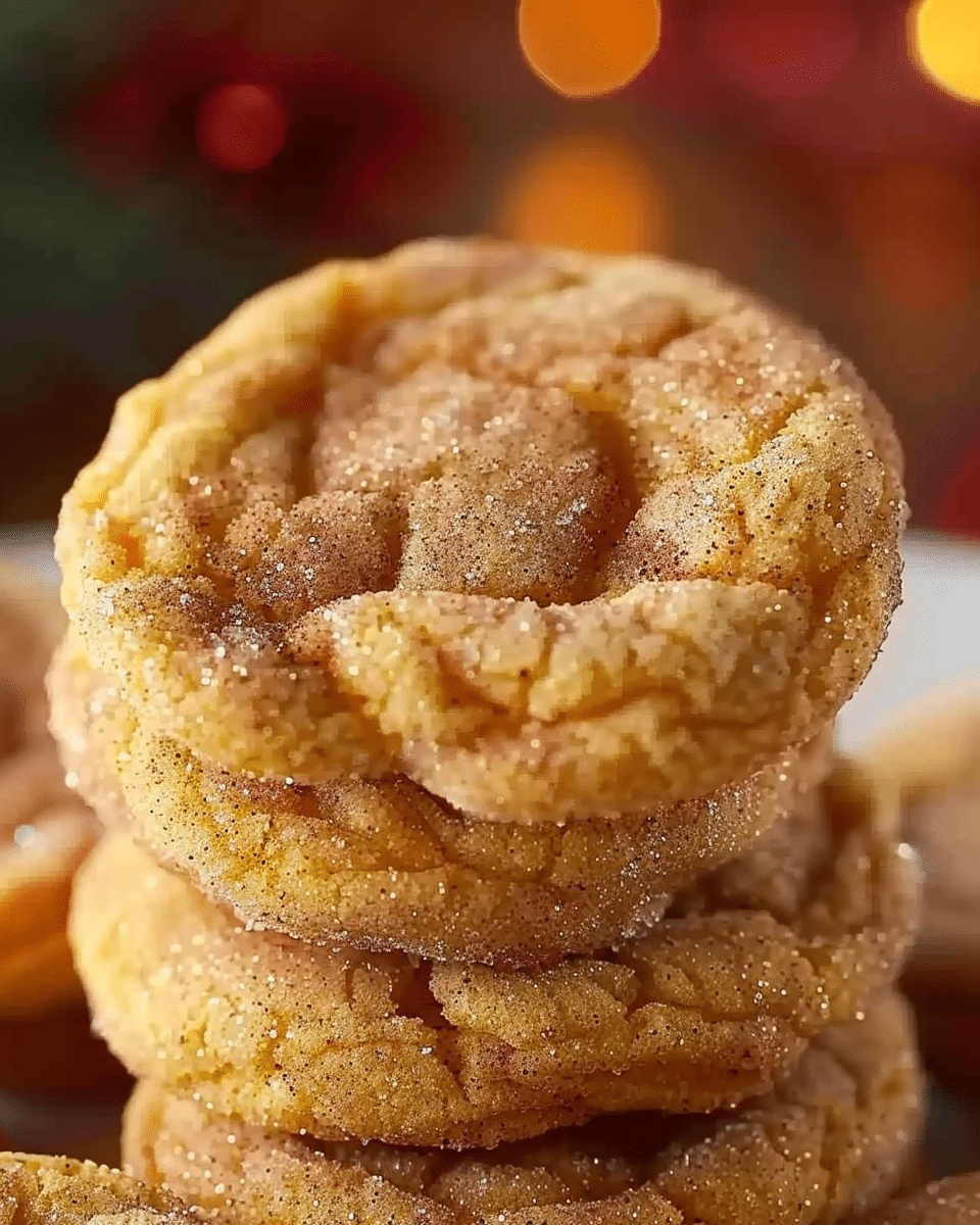 Soft Pumpkin Snickerdoodles