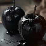 Black Poison Candy Apples