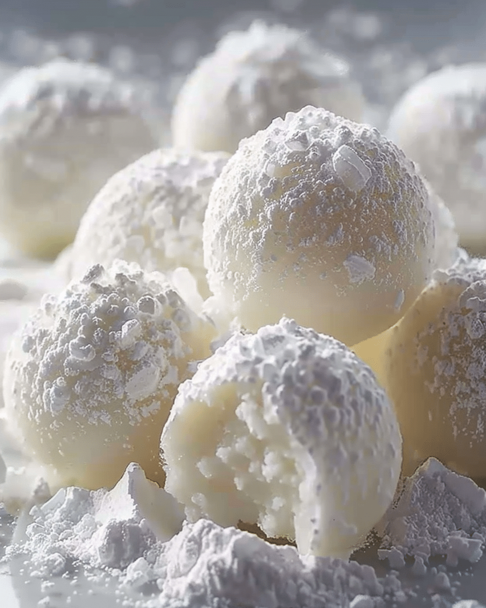 Sweetened Condensed Milk Snowball Cookies