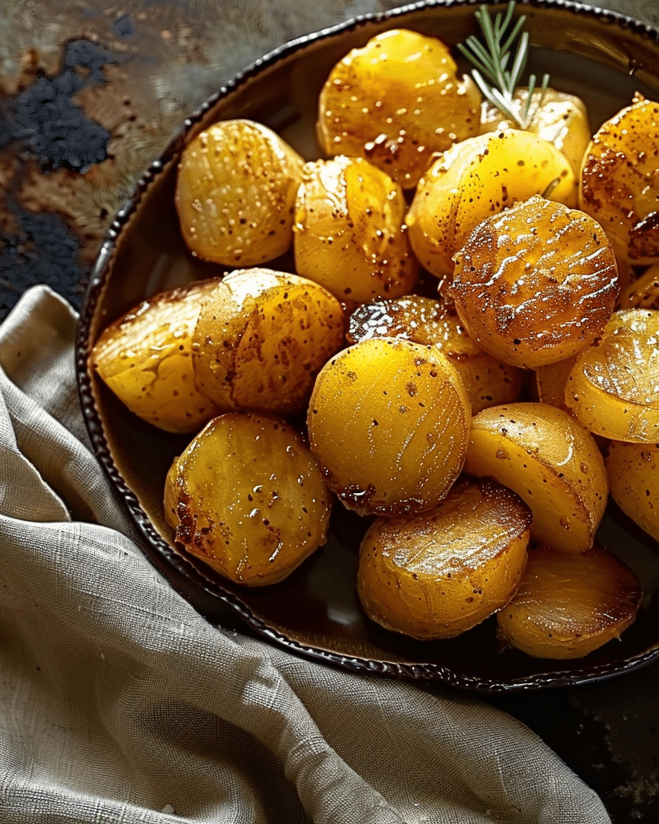 Honey Mustard Roasted Potatoes