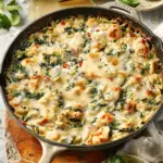 Creamy Ricotta Chicken and Orzo Skillet