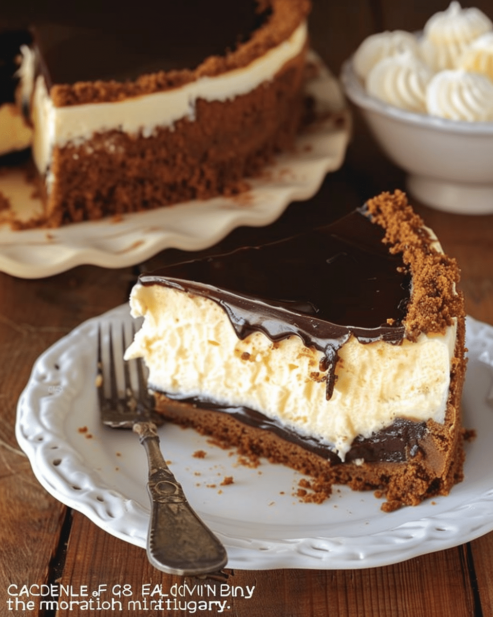 Boston Cream Pie Cheesecake