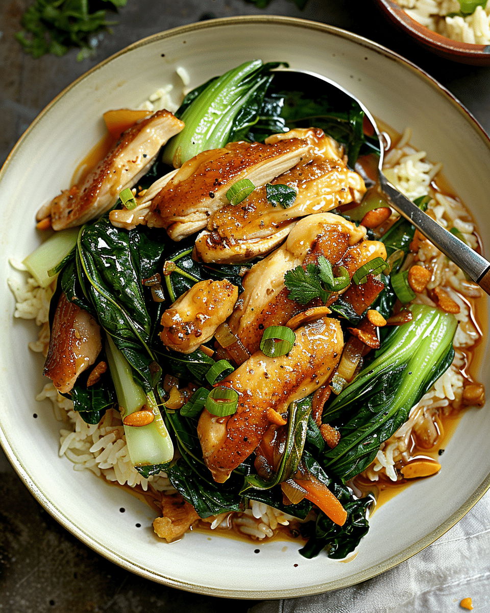 Savory Chicken and Bok Choy Stir-Fry