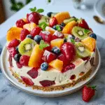 Fruit Salad Cheesecake