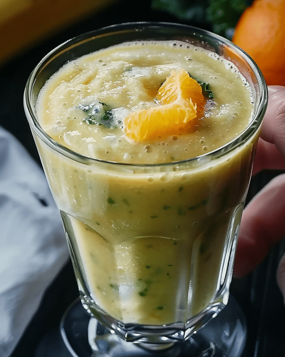 Kale Orange Banana Smoothie