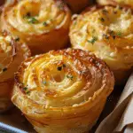 Cheesy Garlic Cruffins