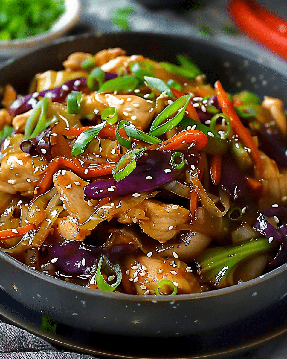 Chicken Cabbage Stir-Fry