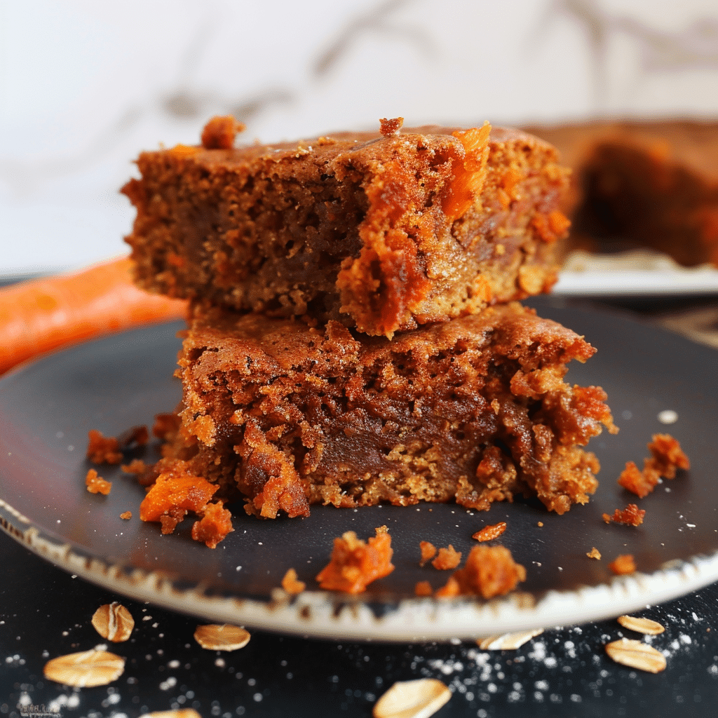 Easy Flourless Oatmeal Carrot Cake