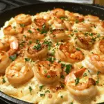 30-Minute Cheesy Garlic Shrimp Alfredo