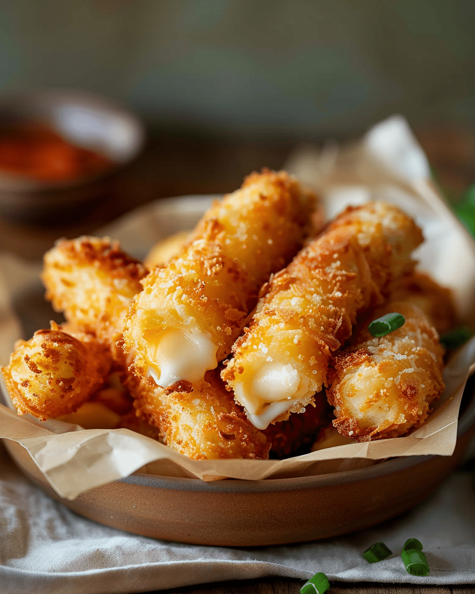 Air Fryer Mozzarella Sticks