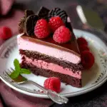 Chocolate Raspberry Mousse Cake