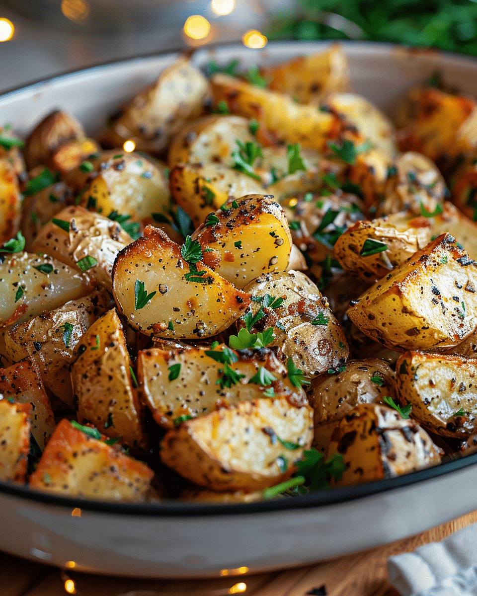 Garlic Roast Potatoes