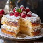 Karpatka (Polish Cream Puff Cake)