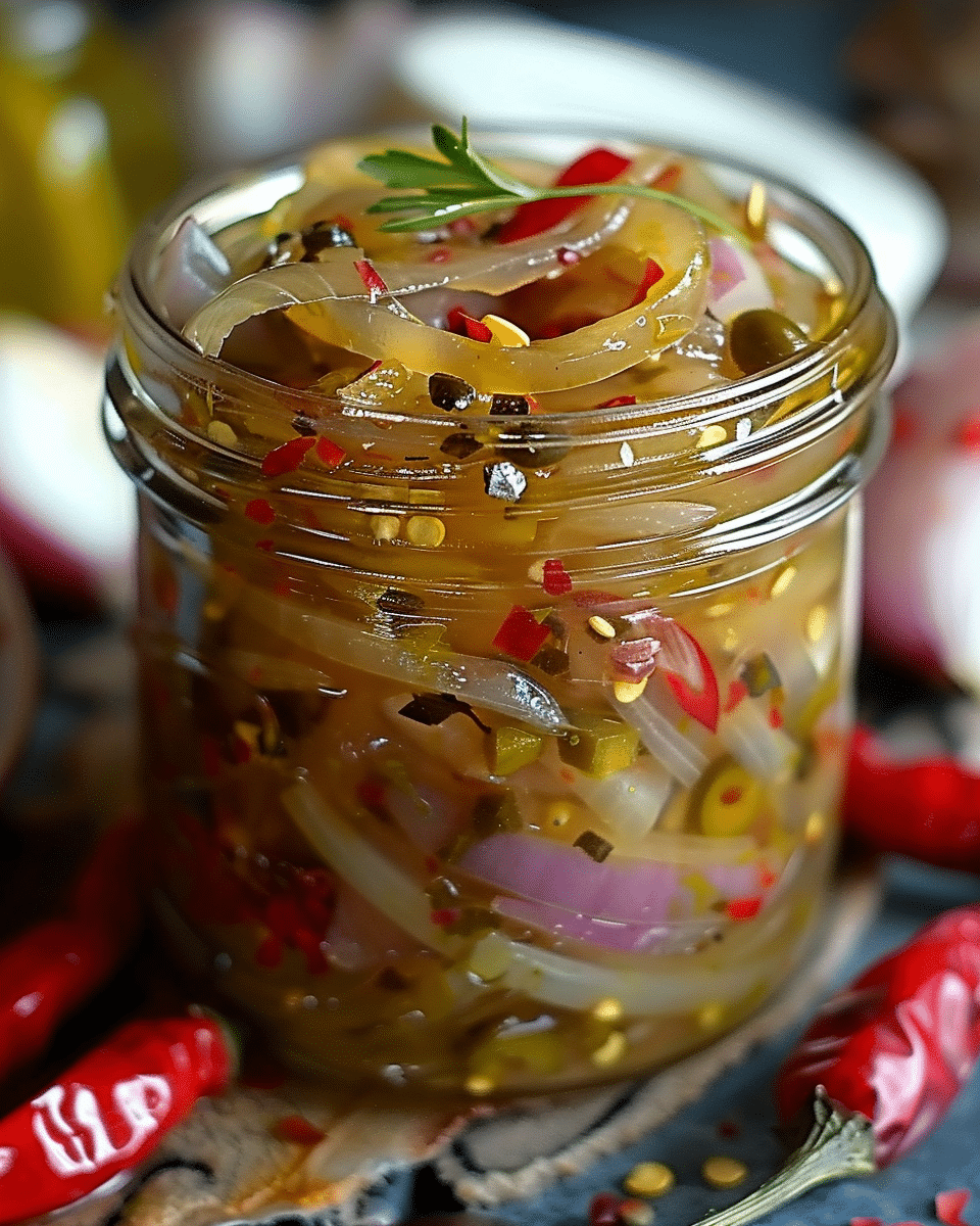 Pickled Pepper and Onion Relish