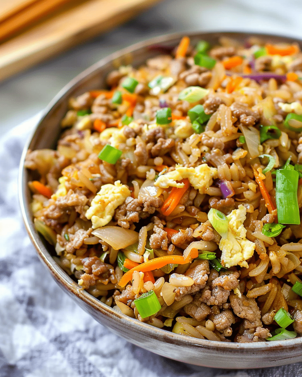 Low-Carb Egg Roll in a Bowl