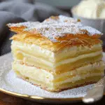 Vanilla Custard Puff Pastry Cake