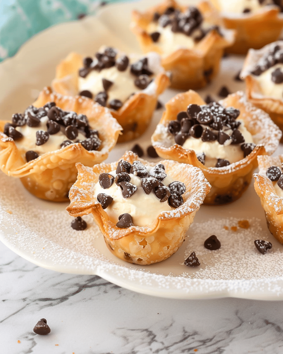 Mini Cannoli Cups