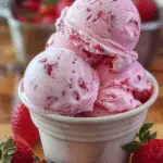 Homemade Strawberry Ice Cream