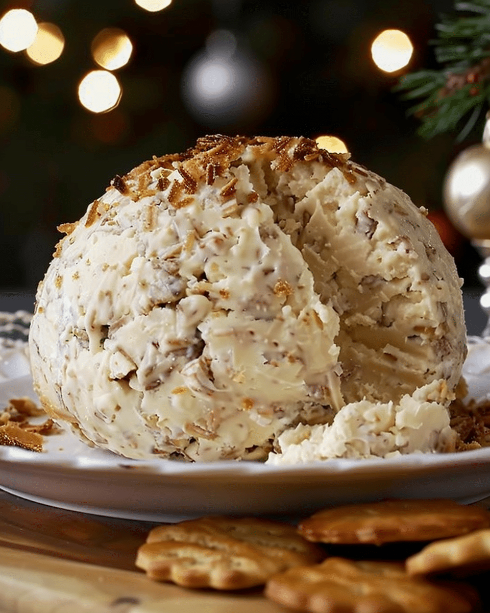 Traditional Christmas Cheese Ball