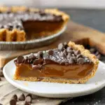 Chocolate Chip Salted Caramel Tart