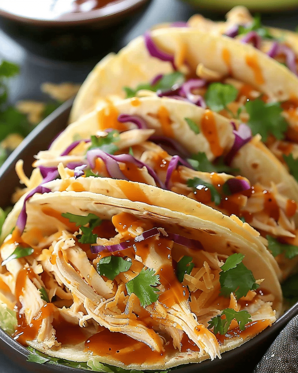 Crispy Chicken Wonton Tacos