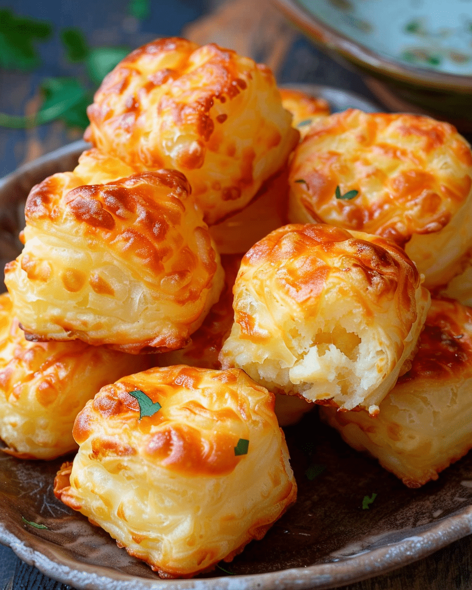 Mashed Potato Cheese Puffs