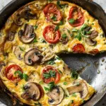 Crustless Mushroom Quiche