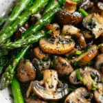 Sautéed Asparagus and Mushrooms