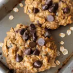 Flourless Peanut Butter Oatmeal Chocolate Chip Cookies