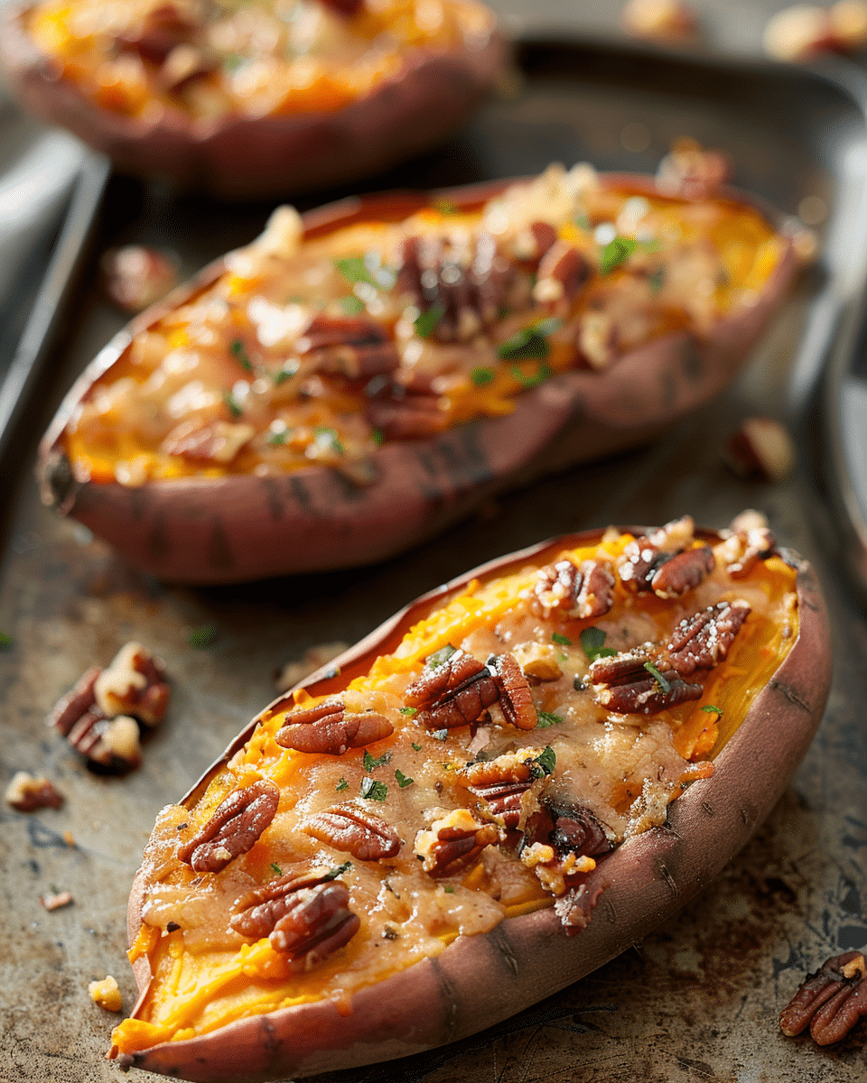 Twice Baked Sweet Potatoes