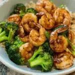 Shrimp and Broccoli Stir Fry in Garlic Sauce