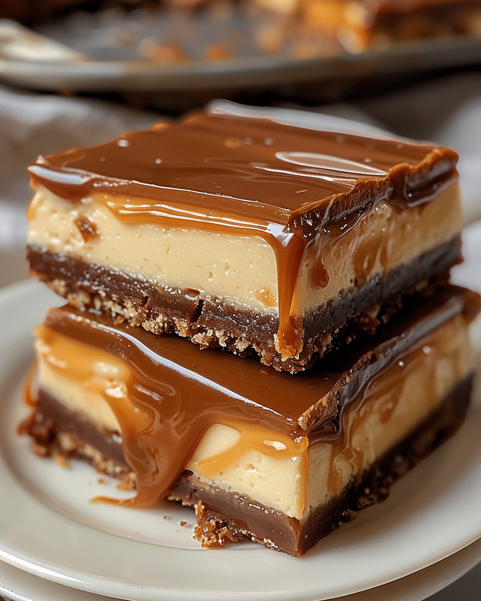 Caramel Cheesecake Bars