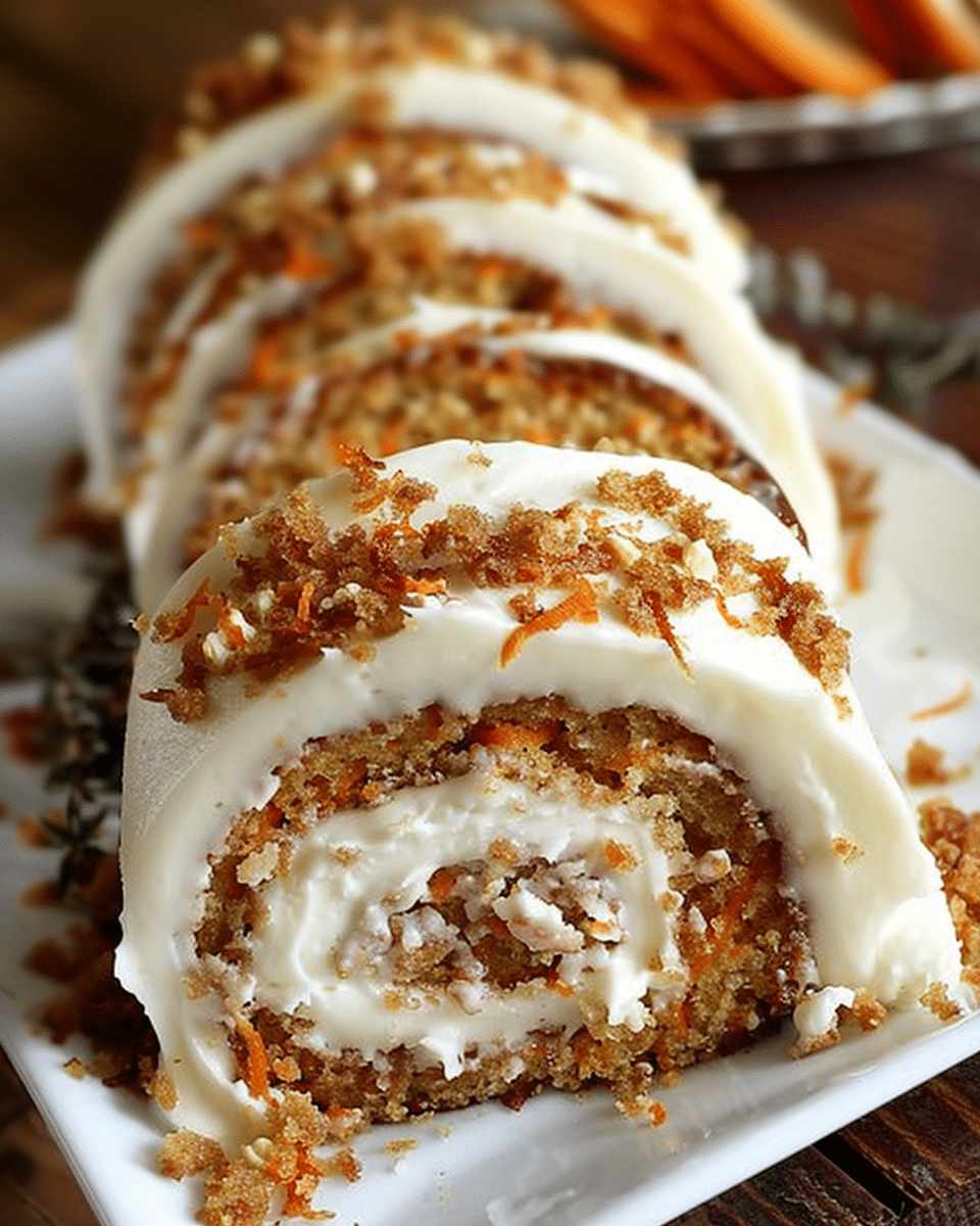 Carrot Cake Roll