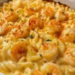 Shrimp Scampi Pasta Bake