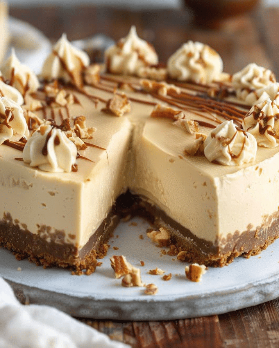 White Chocolate Peanut Butter Cheesecake