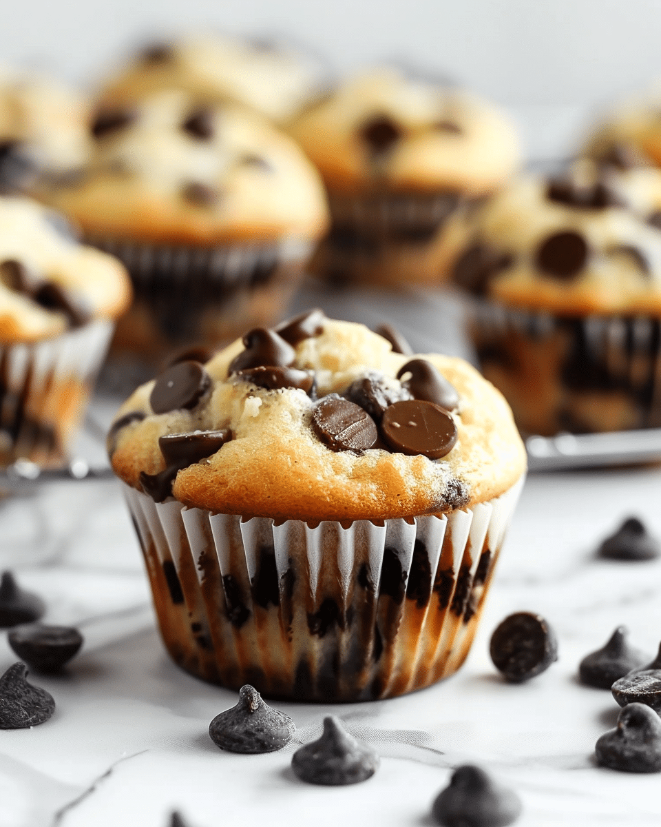 Chocolate Chip Cottage Cheese Muffins