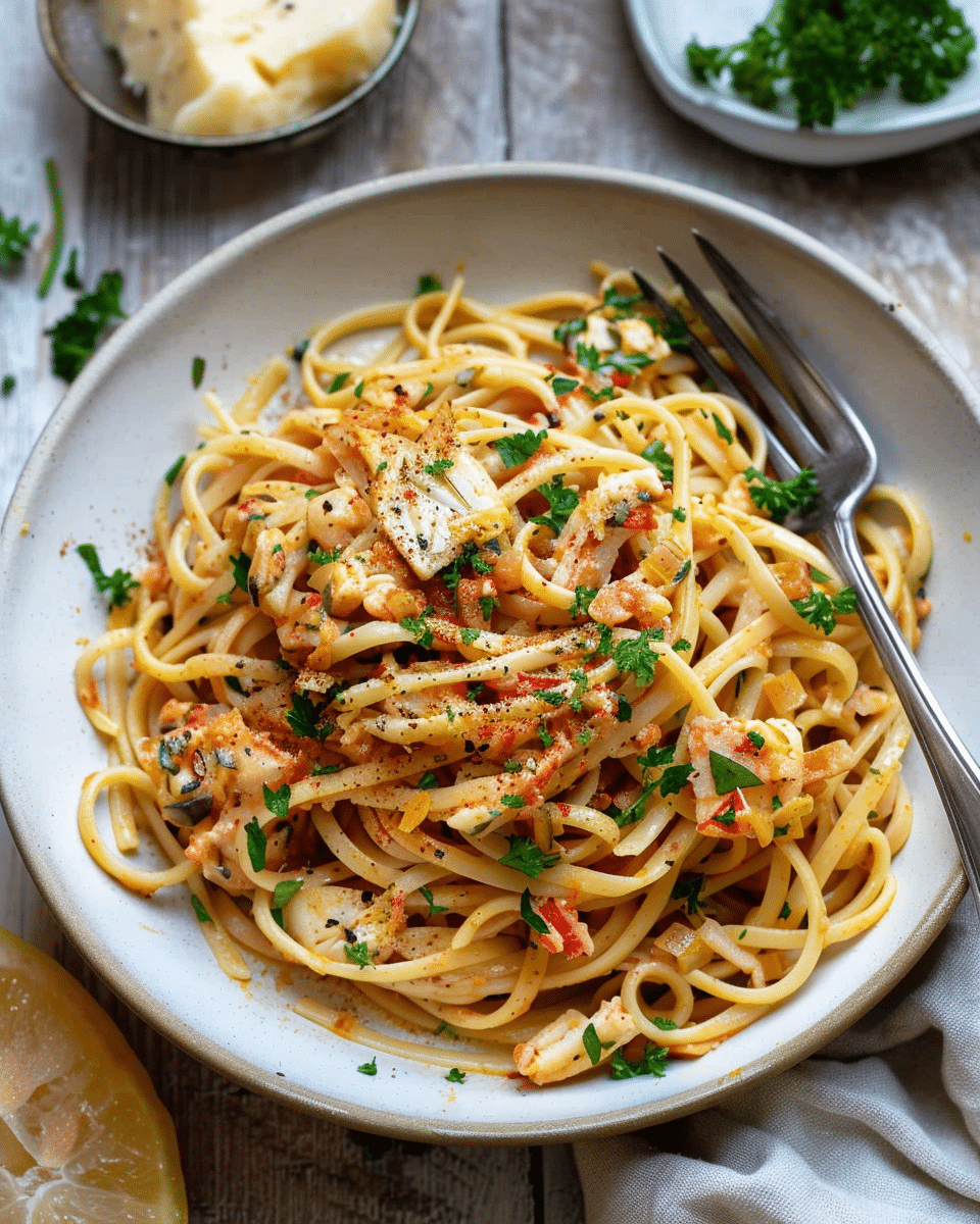 Quick and Delicious Crab Linguine